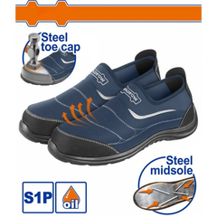 Giày bảo hộ vải mũi đế thép size 40-Wadfow WSB4540