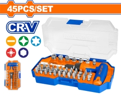 Bộ 45 chi tiết bắt vít và tay vặn chữ T-Wadfow WSS8B45