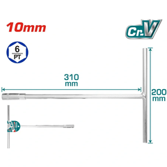 Thanh vặn tay cầm 
T 10mm -TOTAL-THTSW1006