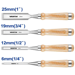 Bộ 4 đục gỗ 6,12,19,25mm-Wadfow WWC3214