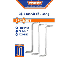 Bộ 3 tua vít đầu cong-Wadfow WSS8603