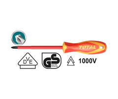 Tua vít bake cách điện PZ1x80 -TOTAL-THTISPZ180