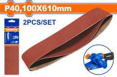 Giấy nhám vòng 100x610mm P40 Wadfow  WZA2E40