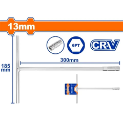 Tay vặn chữ T đầu lục giác 13mm-Wadfow WTH1113