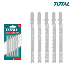 Bộ 5 lưỡi cưa lọng kim loại 21 răng -TOTAL-TAC51118A