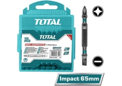 Mũi bắt vít hai đầu PH2+SL6.0*1.0x65mm  (có nam châm hít)-TOTAL-TACIM16HL133