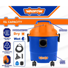 Máy hút bụi 1200W-15L Wadfow WVR1A15