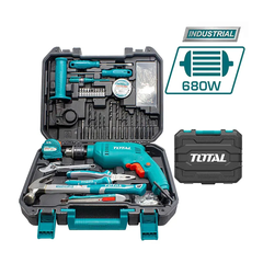 Bộ 115 món bao gồm máy khoan búa TG1061356E -TOTAL-THKTHP1152C