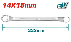 Cờ lê 2 vòng (14x15mm) -TOTAL-TORSP14151