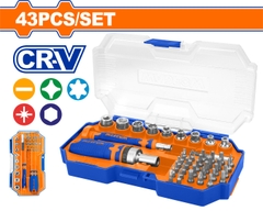 Bộ 43 chi tiết bắt vít-Wadfow WSS8B43