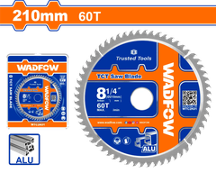 Lưỡi cưa nhôm TCT 210mm-60T WADFOW WTC2K01