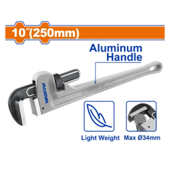 Mỏ lết mở ống tay cầm nhôm 250mm(10")-Wadfow WPW9110