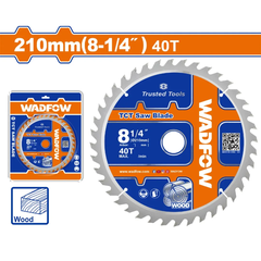 Lưỡi cưa gỗ TCT 210mm-40T WADFOW WTC2K00