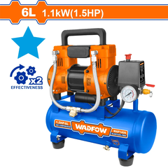 Máy nén khí (không dầu) 1100W-6L Wadfow WAP1A06