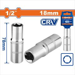 Đầu tuýp dài 1/2"-18mm-Wadfow WSC7218