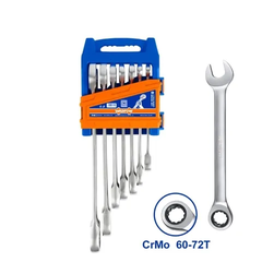 Bộ 7 cờ lê vòng miệng tự động 8-19mm-Wadfow WSP4207