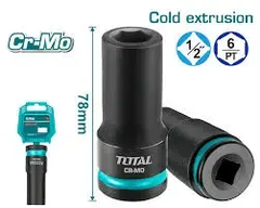 Đầu tuýp tác động sâu 1/2" 24mm -TOTAL-THDIS12242L