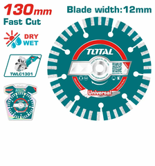 Đĩa cắt khô phủ hợp kim nhân tạo 130mm (dùng cho TWLC1301)-TOTAL-TAC2111301