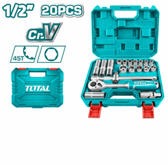 Bộ 20 đầu tuýp 1/2" -TOTAL-THT121201