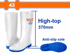 Ủng cao trắng đi mưa size 43-Wadfow WRB2L43