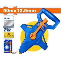Thước kéo thép nền vàng 50x12.5mm-Wadfow WMT3550