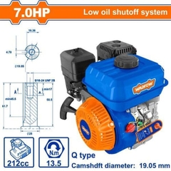 Động cơ nổ 7.0HP Wadfow WGNAA1706Q