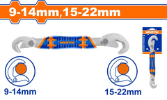 Cờ lê vạn năng 2 đầu 9-14mm & 15-22mm-Wadfow WUW1101