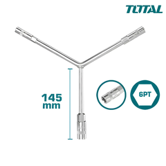 Chìa vặn chữ Y size 
10-12-14mm -TOTAL-THYWB101214