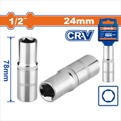 Đầu tuýp dài 1/2"-24mm-Wadfow WSC7224