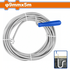 Dụng cụ thông tắc đường ống 9mmx5M-Wadfow WDD2305