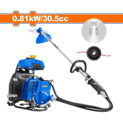 Máy cắt tỉa hàng rào và cắt cỏ dùng xăng 0.81Kw Wadfow WGM2A30