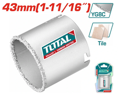 Mũi khoét lỗ 43mm -TOTAL-TAC440431