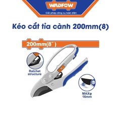 Kéo cắt tỉa cành tay cầm nhôm 200mm(8") -Wadfow WPA1E03