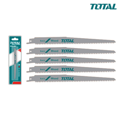 Bộ 5 lưỡi cưa kiếm 225mm cắt gỗ có đinh -TOTAL-TRSB1111DF