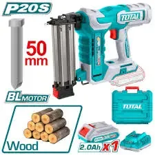 Máy bắn đinh thẳng không chổi than dùng pin 20V -TOTAL-TCBNLI5008