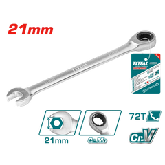 Cờ lê miệng vòng 2 chiều 21mm -TOTAL-TCSPAR211