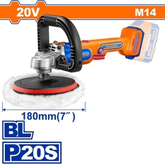 Máy đánh bóng dùng pin 20V-M14 (không bao gồm pin và sạc) Wadfow  WHL1B18