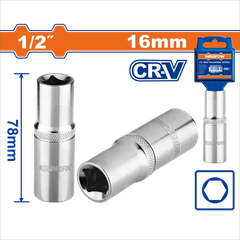 Đầu tuýp dài 1/2"-16mm-Wadfow WSC7216