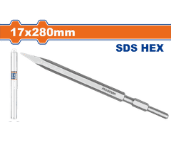Mũi đục nhọn đuôi lục giác 17x280mm Wadfow WGZ1205
