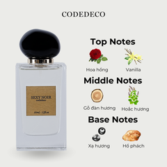 Tinh dầu nước hoa CODEDECO Sexy Noir 50ml