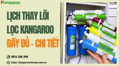 Hướng Dẫn Lịch Thay Lõi Lọc Nước Định Kỳ Chuẩn Nhà Sản Xuất
