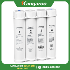 Bộ 4 Lõi Lọc Chức Năng Alkaline Kangaroo