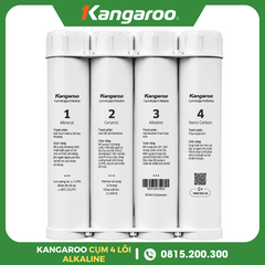 Bộ 4 Lõi Lọc Chức Năng Alkaline Kangaroo