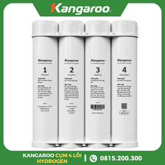 Bộ 4 Lõi Lọc Chức Năng Hydrogen Kangaroo