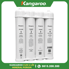 Cụm 4 Lõi Lọc Mineral Purion Kangaroo Cao Cấp
