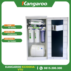 Máy Lọc Nước Kangaroo Hydrogen KG100HA Vỏ VTU Đen