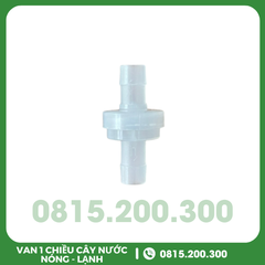 Van Một Chiều Cây Nước Nóng Lạnh