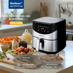 Nồi Chiên Không Dầu BlueStone AFB-5880 5,5 Lít 1700W - HÀNG CHÍNH HÃNG Thanh lý