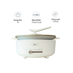 Nồi lẩu điện đa năng Bear 5L SB-NL05F - Chính hãng Bảo hành 18 tháng - MỚI NEW