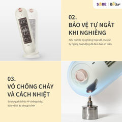 Máy Sưởi Gốm Bear SH-4H20A - Chính hãng Bảo hành 18 Tháng 1 đổi 1 30 ngày - HOT NEW 2026